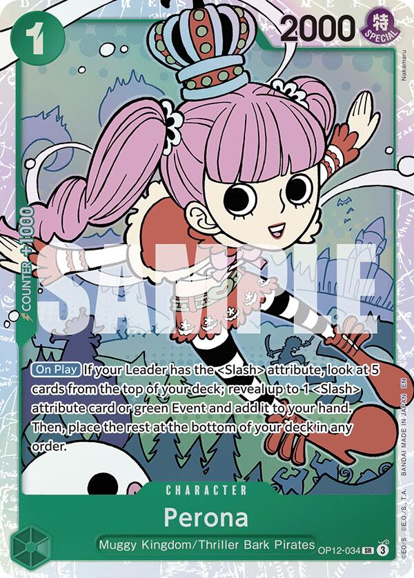 Perona OP12-034 [ Inglese / Giapponese / Francese / Cinese Semplificato ]