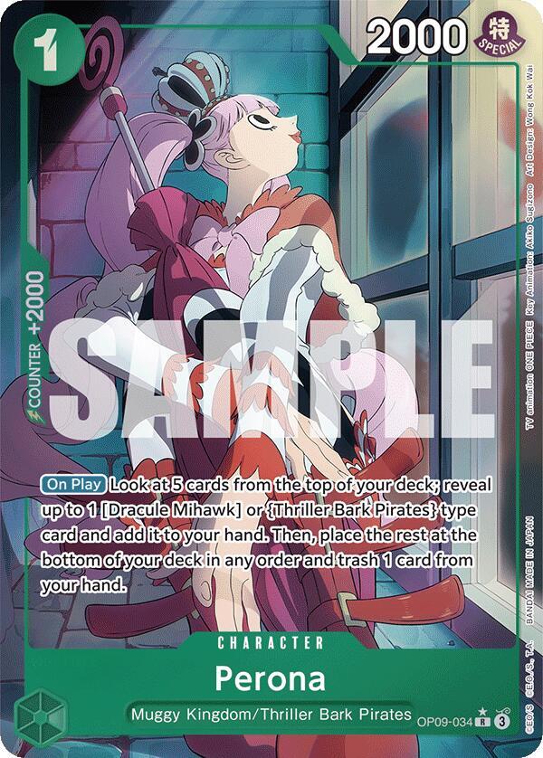 Perona OP09-034 [ Inglese / Giapponese / Francese / Cinese Semplificato ]