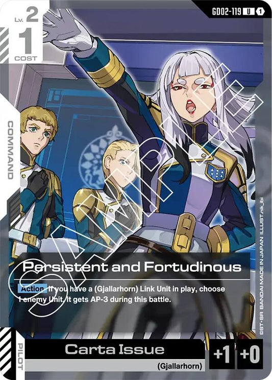 Persistent and Fortudinous GD02-119 [ Inglese / Giapponese ]