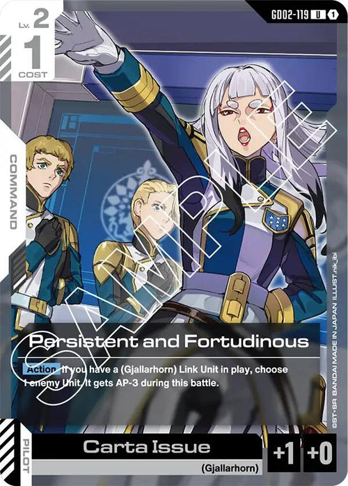 Persistent and Fortudinous GD02-119 [ Inglese / Giapponese ]