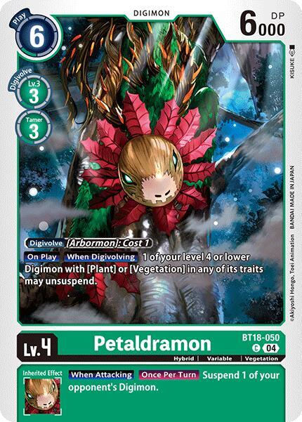 Petaldramon BT18-050 [ Inglese / Giapponese ]
