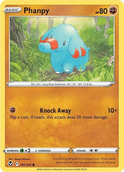 Phanpy - Tempesta Argentata 091/195 [ Italiano ]