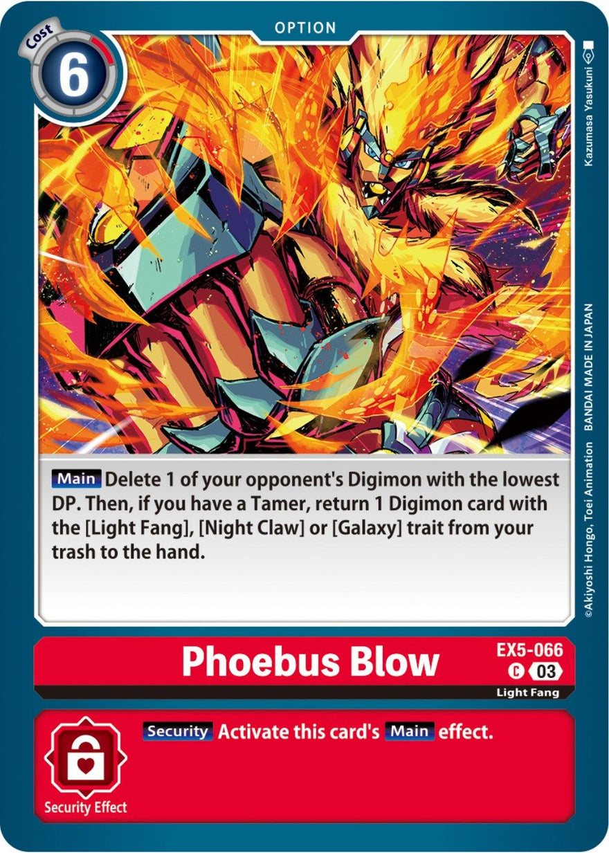 Phoebus Blow EX5-066 [ Inglese / Giapponese ]
