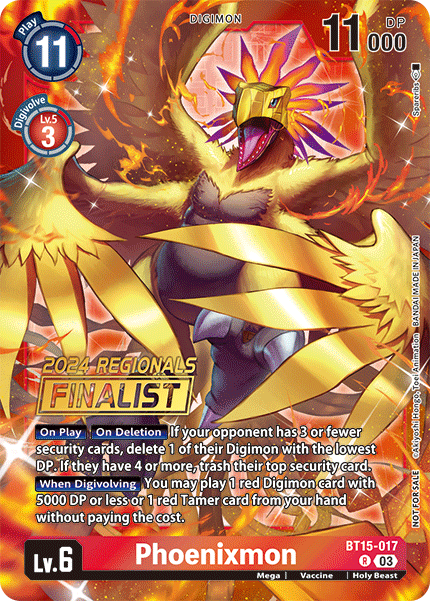 Phoenixmon BT15-017 [ Inglese / Giapponese ]