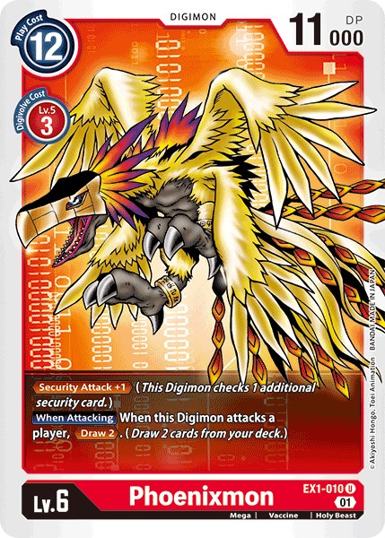 Phoenixmon EX1-010 [ Inglese / Giapponese ]