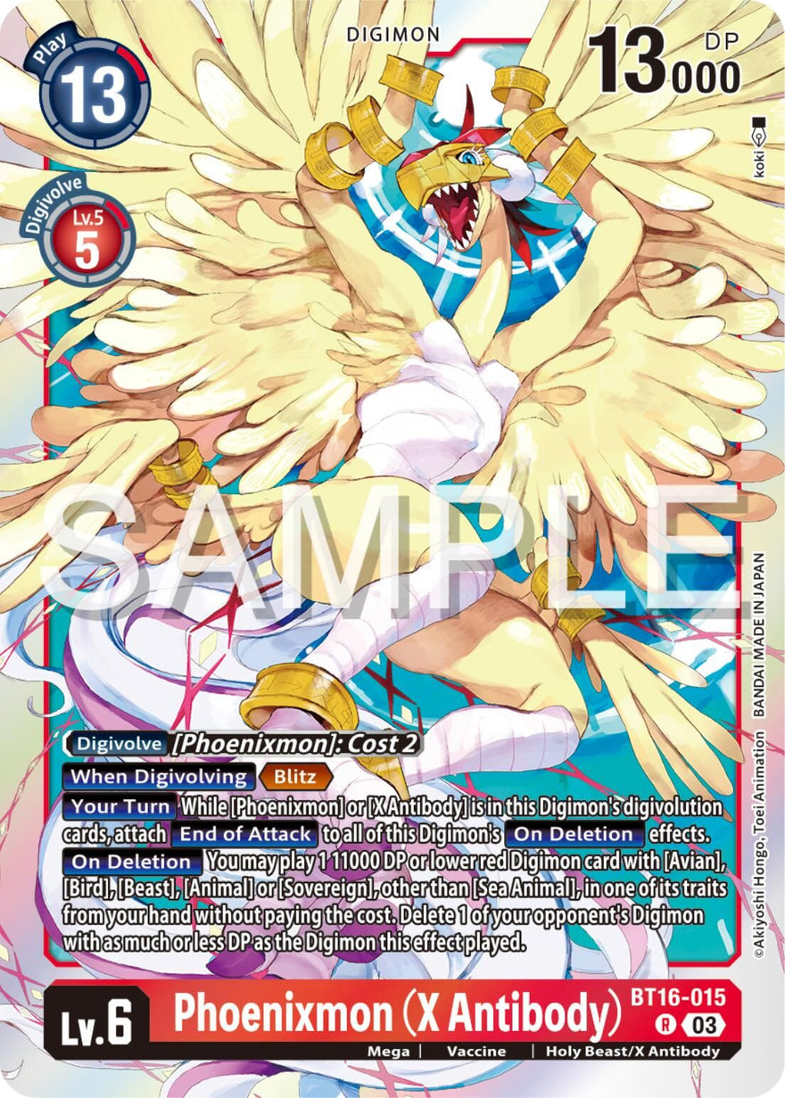 Phoenixmon BT16-015 [ Inglese / Giapponese ]
