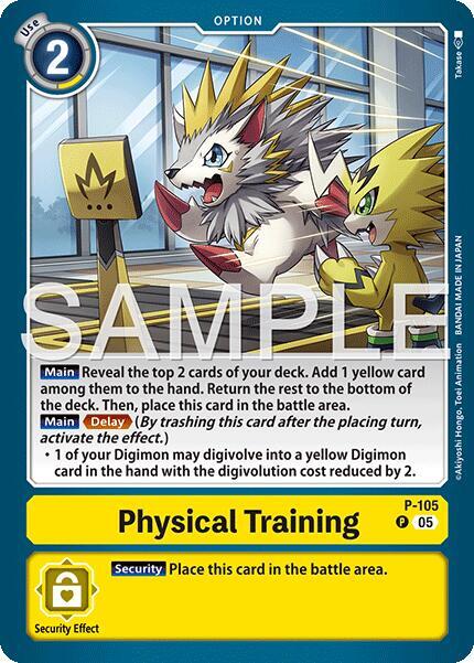 Physical Training P-105 [ Inglese / Giapponese ]