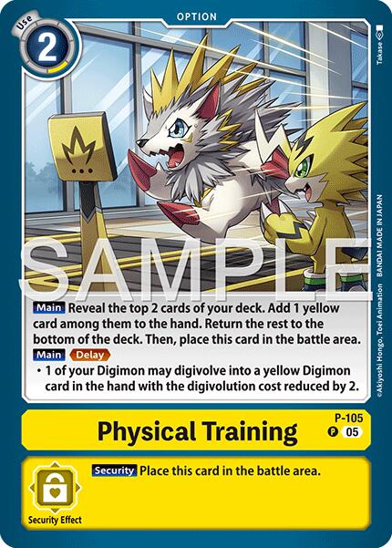 Physical Training P-105 [ Inglese / Giapponese ]