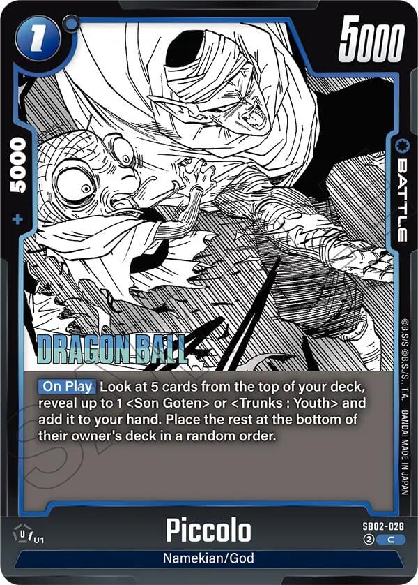 Piccolo SB02-028 [ Inglese / Giapponese ]