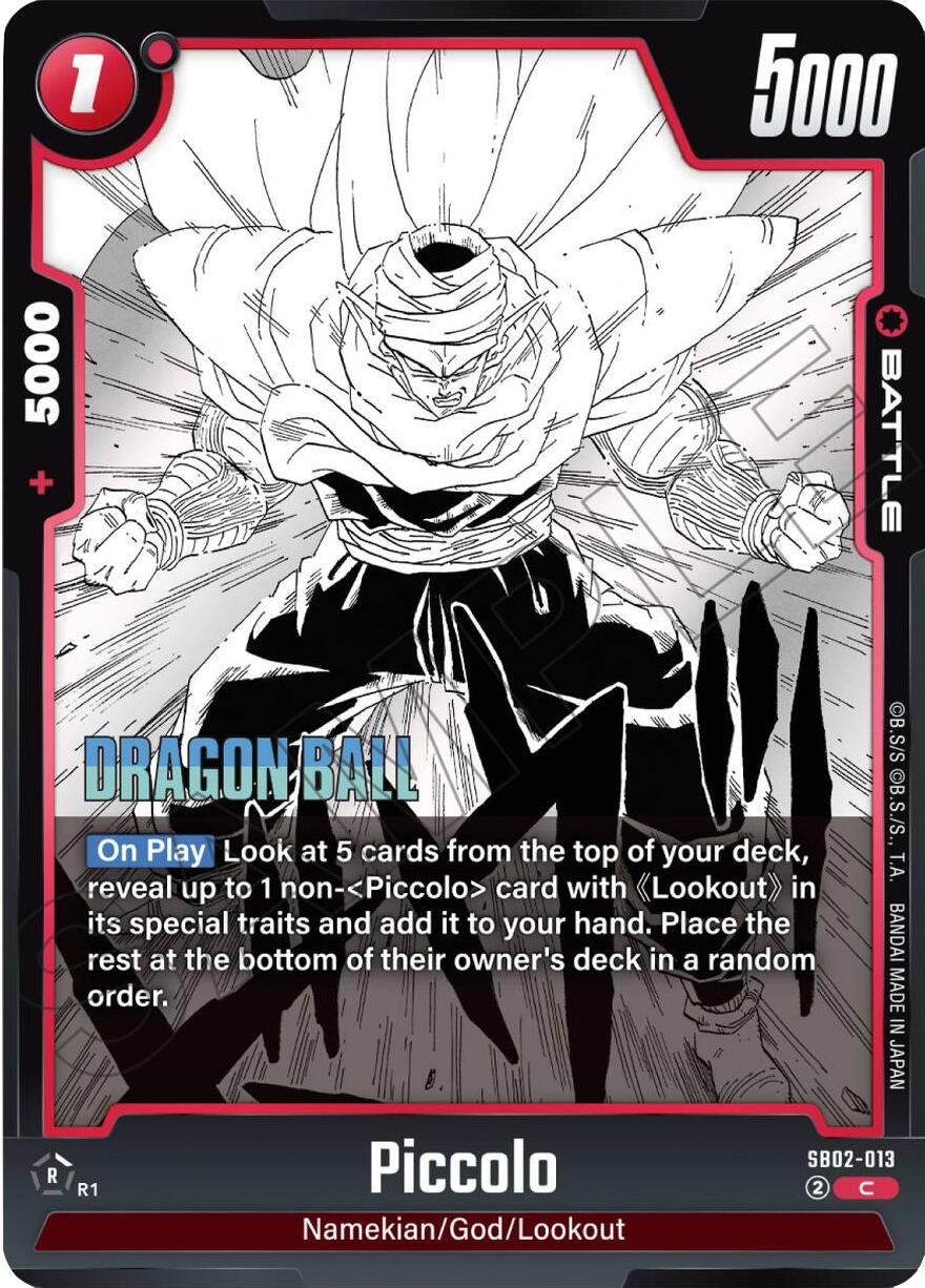 Piccolo SB02-013 [ Inglese / Giapponese ]