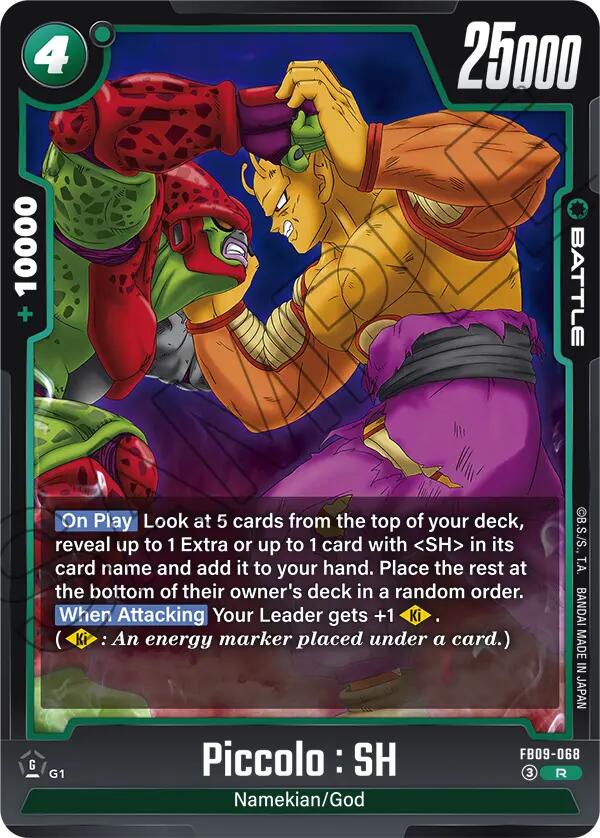 Piccolo : SH FB09-068 [ Inglese / Giapponese ]