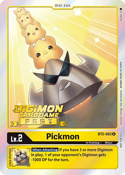 Pickmon Digimon BT5-003 [ Inglese / Giapponese ]