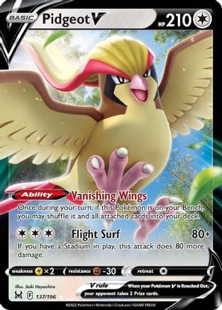 Pidgeot V - Origine Perduta 137/196 [ Italiano ]