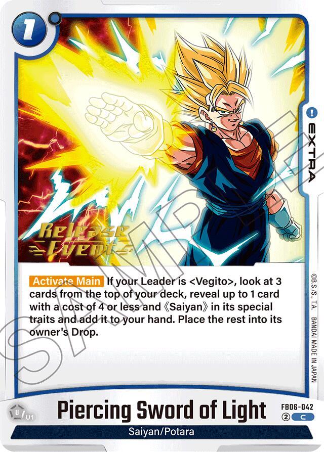 Piercing Sword of Light FB06-042 [ Inglese / Giapponese ]