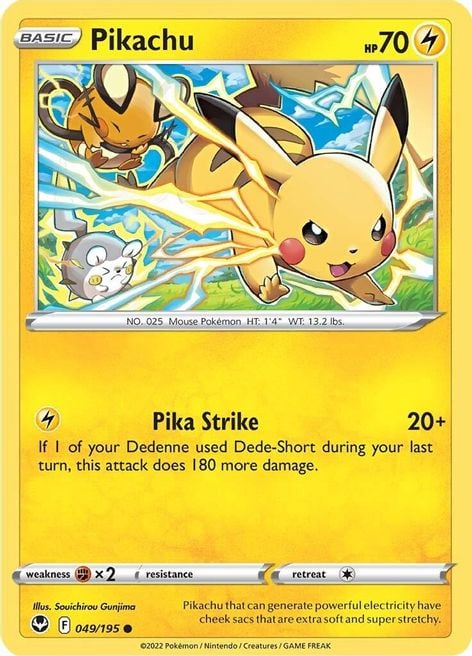 Pikachu - Tempesta Argentata 049/195 [ Italiano ]