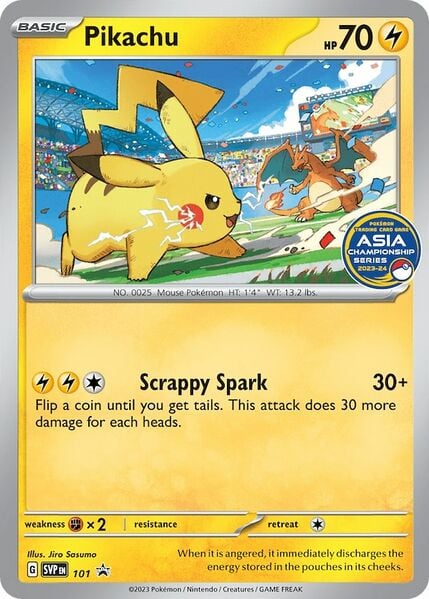 Pikachu - SVP Black Star Promos SVP 101 [ Italiano / Inglese ]
