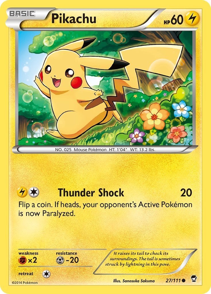Pikachu - Colpi Furiosi 27/111 [ Italiano / Inglese ]