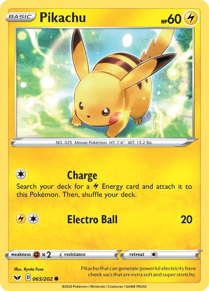 Pikachu - Spada e Scudo 65/202 [ Italiano / Inglese ]