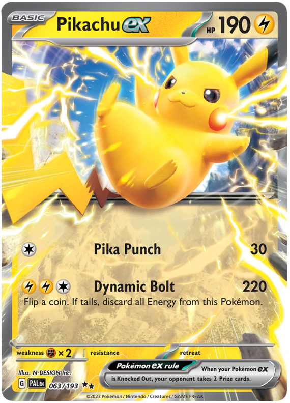 Pikachu-ex - Evoluzioni a Paldea 063/193 [ Italiano ]