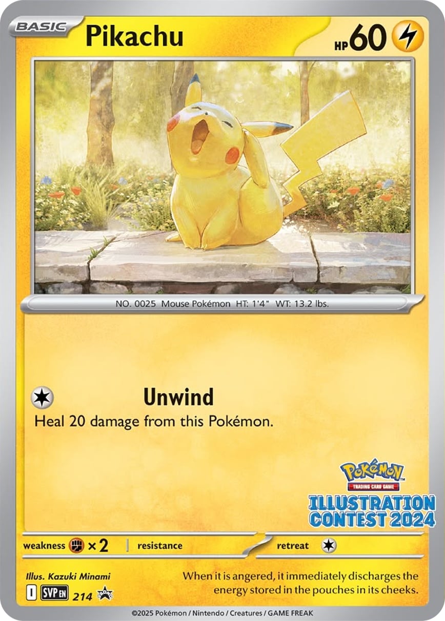 Pikachu - SVP Black Star Promos SVP 214 [ Inglese ]