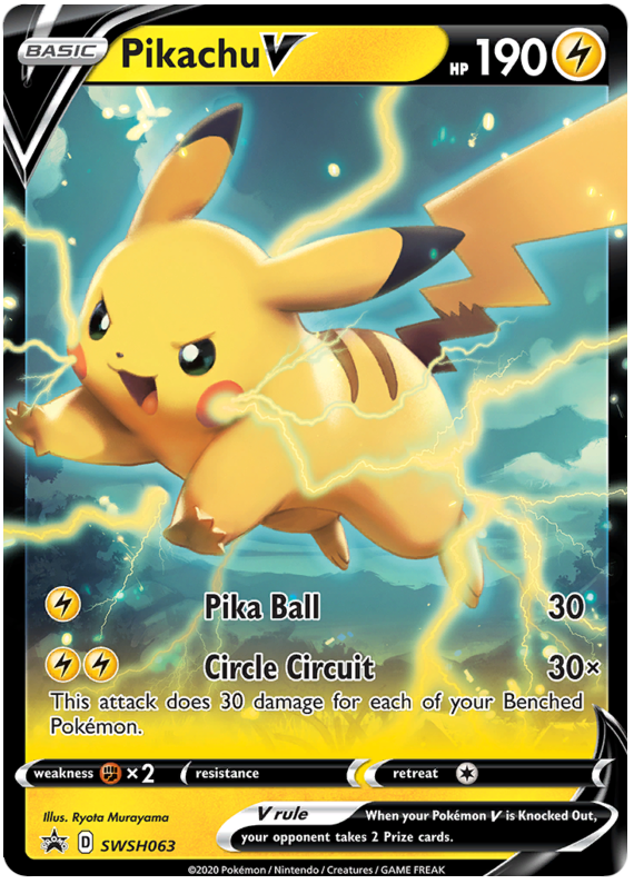 Pikachu V - SPSC Promo 63 [ Italiano / Inglese ]