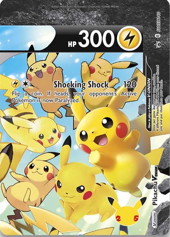 Pikachu V UNIONE - SPSC Promo 140 [ Italiano / Inglese ]
