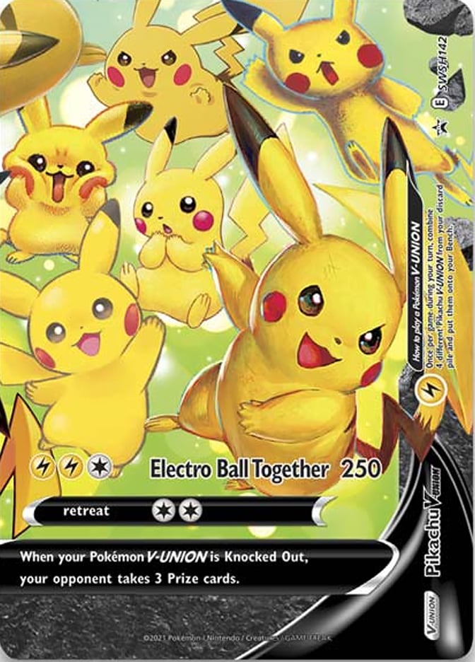Pikachu V UNIONE - SPSC Promo 142 [ Italiano / Inglese ]