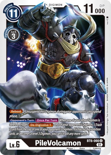PileVolcamon BT6-066 [ Inglese / Giapponese ]