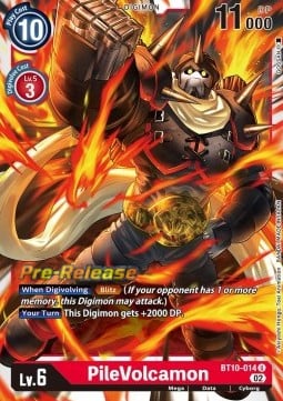 PileVolcamon BT10-014 [ Inglese / Giapponese ]