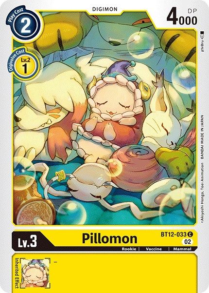 Pillomon BT12-033 [ Inglese / Giapponese ]