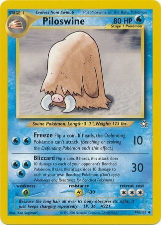 Piloswine - Neo Genesis 044/111 [ Italiano / Inglese ]