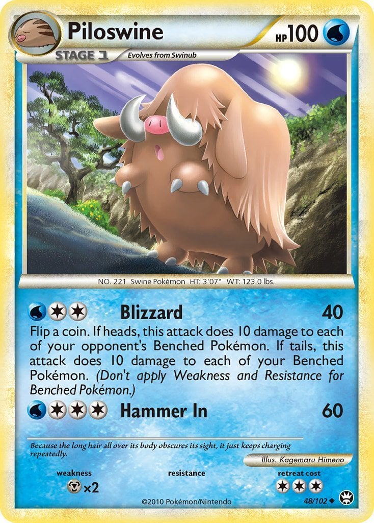 Piloswine - Battaglie Trionfali 48/102 [ Italiano / Inglese ]