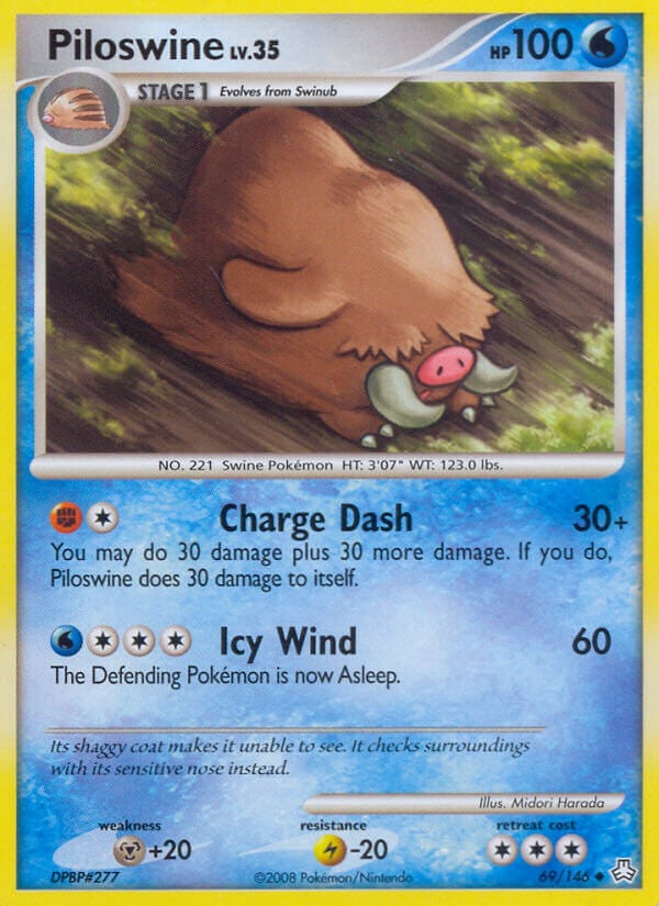 Piloswine Lv.35 - Il Risveglio dei Miti 69/146 [ Italiano / Inglese ]