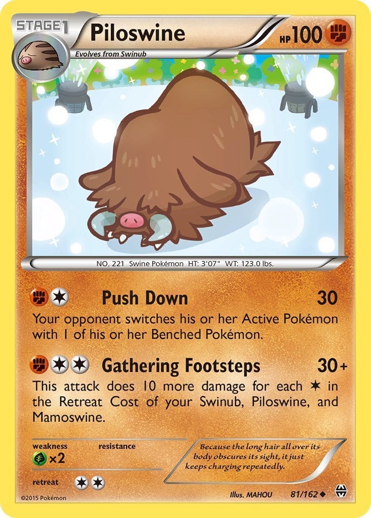 Piloswine - Turbo Blitz 81/162 [ Italiano / Inglese ]