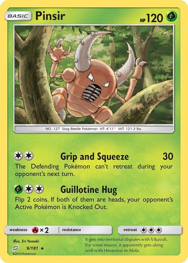 Pinsir - Gioco di Squadra 9/181 [ Italiano / Inglese ]