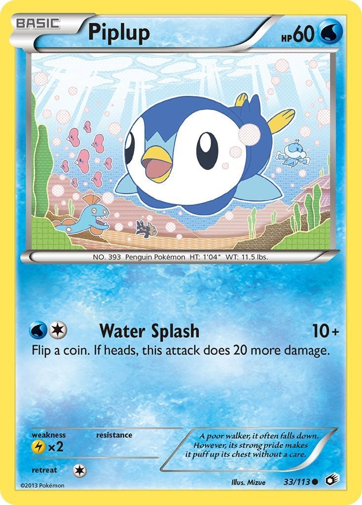 Piplup - Legendary Treasures 33/113 [ Italiano / Inglese ]
