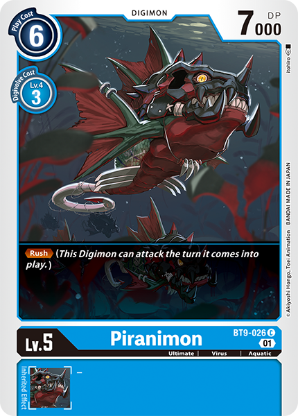 Piranimon BT9-026 [ Inglese / Giapponese ]