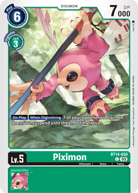 Piximon BT14-050 [ Inglese / Giapponese ]