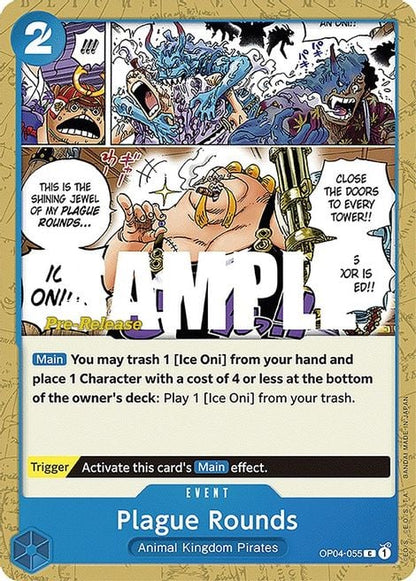 Plague Rounds OP04-055 [ Inglese / Giapponese / Francese / Cinese Semplificato ]