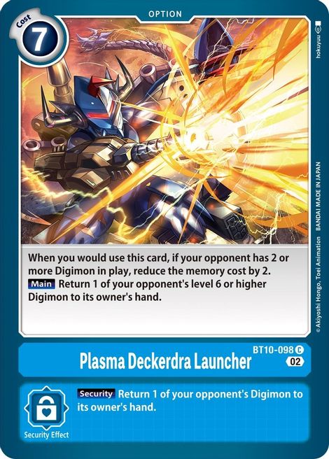 Plasma Deckerdra Launcher BT10-098 [ Inglese / Giapponese ]