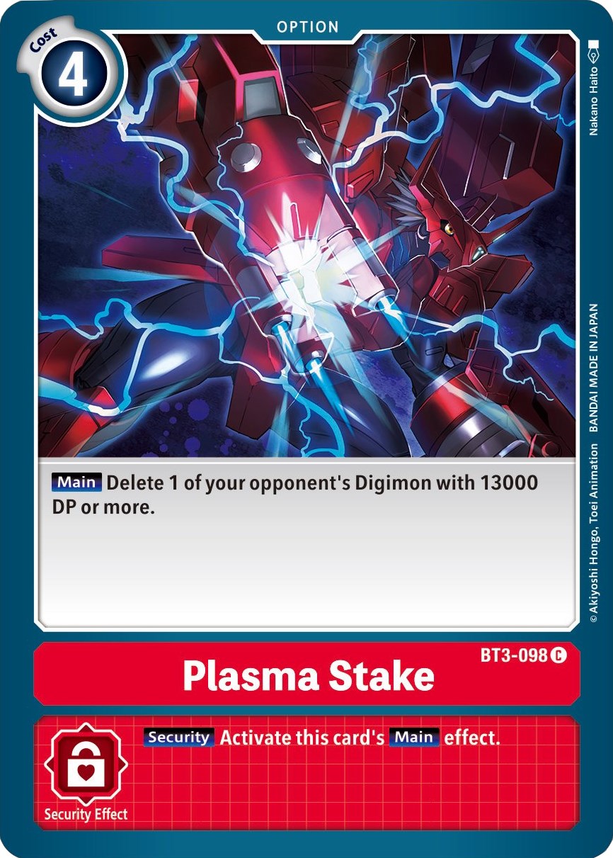 Plasma Stake BT3-098 [ Inglese / Giapponese ]