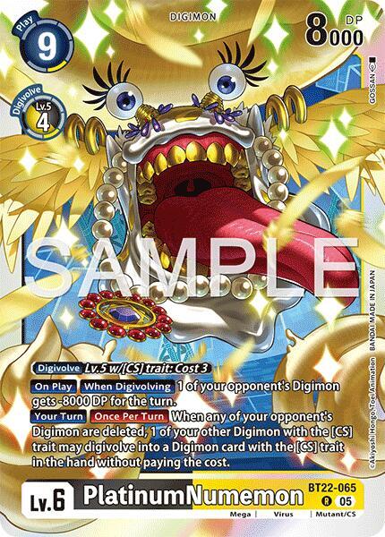 PlatinumNumemon BT22-065 [ Inglese / Giapponese ]