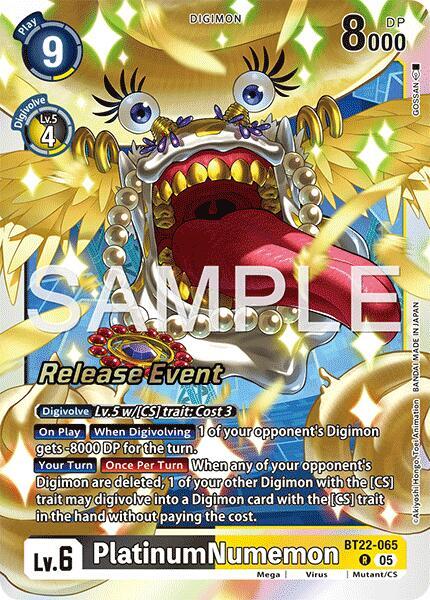 PlatinumNumemon BT22-065 [ Inglese / Giapponese ]