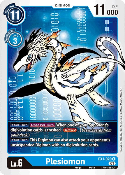 Plesiomon EX1-020 [ Inglese / Giapponese ]