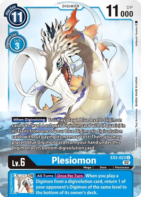 Plesiomon EX3-023 [ Inglese / Giapponese ]