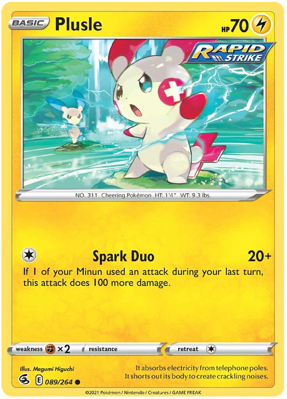 Plusle - Colpo Fusione 089/264 [ Italiano / Inglese ]