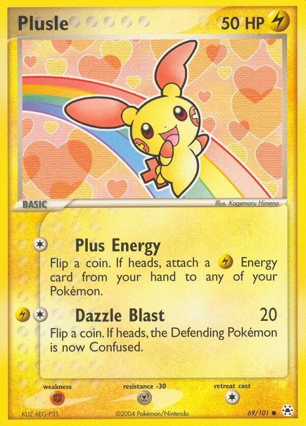 Plusle - EX Leggende Nascoste 69/101 [ Italiano / Inglese ]