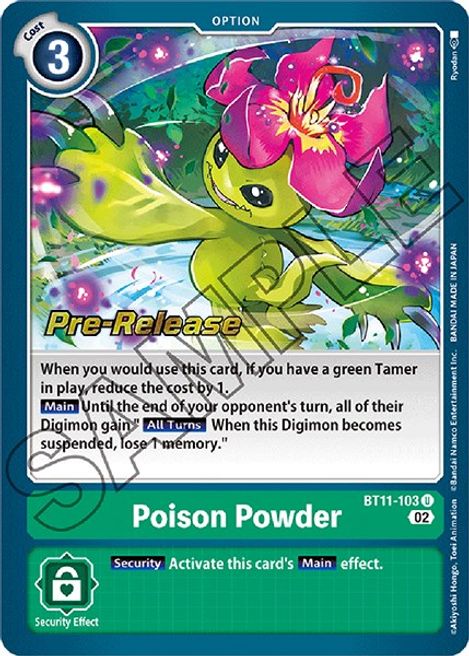 Poison Powder BT11-103 [ Inglese / Giapponese ]