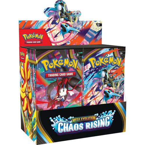 Pokemon TCG Mega Evolution Chaos Rising Display 36 Buste Booster Box ENG