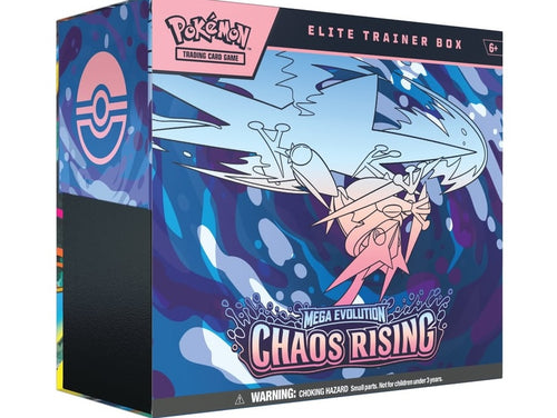 Pokémon TCG Mega Evolution Chaos Rising Elite Trainer Box ENG Set Allenatore Fuoriclasse